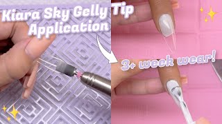DIY Gelly Tip Application (3+ week wear!) Using Kiara Sky Nails Gelly Tips 🩷✨
