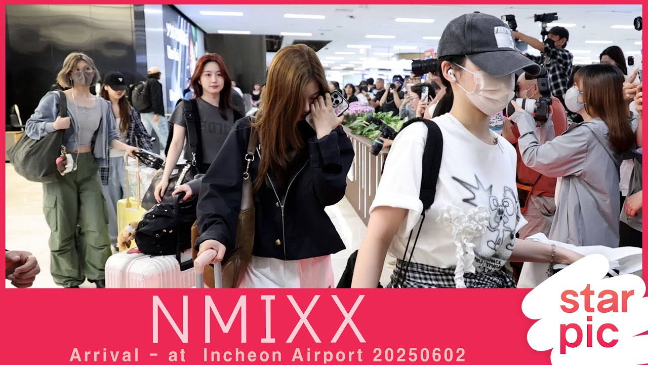 엔믹스 '언제나 상큼한 매력' [STARPIC] / NMIXX Arrival - at Gimpo Airport 20250602