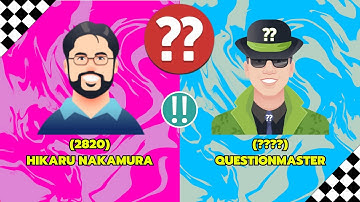 Can HIKARU (2820) beat the legend QUESTIONMASTER (????) | Chess bots