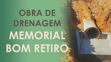 O que é uma obra de drenagem?