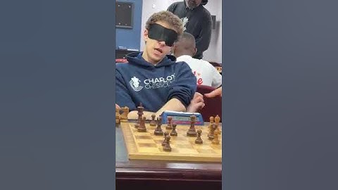 Grandmaster Danya wins a blindfolded game in less than 45secs #chess #viralvideo #gaming #fyp #cool