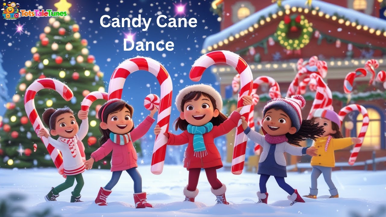 Candy Cane Dance Song 🍭 | Christmas Action Song for Kids | Fun Winter ...
