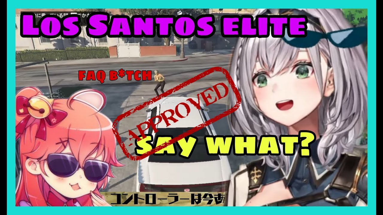 Shirogane Noel - From Seiso to Elite Real Quick - GTA V gameplay [Hololive/Eng Sub]