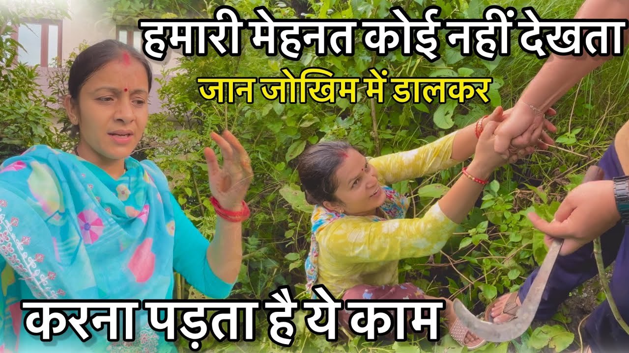 बाहर से सब अच्छा लगता है लेकिन ऐसी है हमारी दिनचर्या😊जान जोखिम में डालकर करने पड़ते है ये काम !!😊