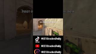 Easy CS2 Smoke for CT Spawn on Dust 2!