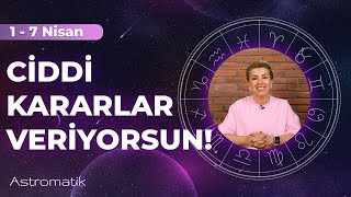 1 Nisan haftası I Çok ciddi kararlar veriyorsun I Köşeye sıkıştın ! I Astromatik by Aygül Aydın 45,664 views 1 month ago 18 minutes