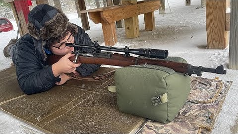 First Vintage Sniper Rifle Practice 