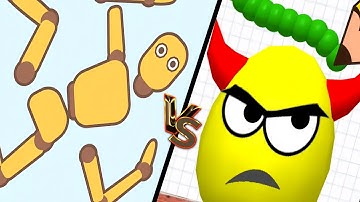 Satisfying Mobile Games RAGDOLL BREAK vs DRAW TO SMASH.Level Up Funny Gameplay🎮