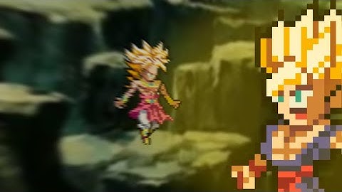 Gohan SSJ Transformation vs Broly| Sprite Animation 