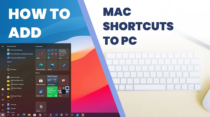 Map Keys and Shortcuts for Apple Keyboard on Windows 10 Computer 4K 2020 | Easy Tutorial