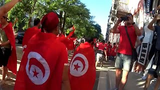 Tunisia fans in Russia. World Cup 2018.  جماهير تونس في روسيا