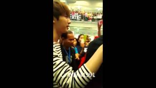 131127 Bangtan in Thailand (Suwannaphum Airport) HD