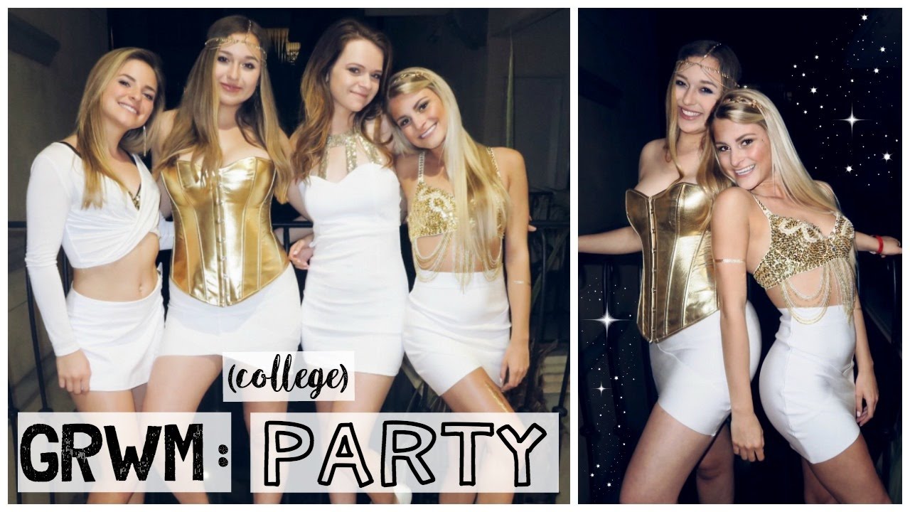 Get Ready With Me (+ Friends): A College Party | Tasha Farsaci - Youtube