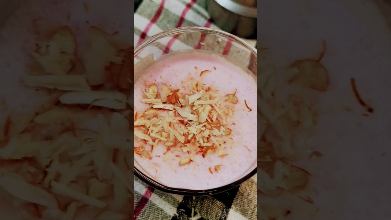 lassi easy recipe || rose essence dry fruit lassi 