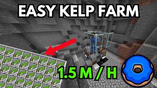 Easy Kelp Farm Tutorial (1.5M per Hour) | Donut SMP Minecraft