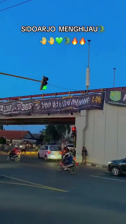 SIDOARJO MENGHIJAU ‼️ SPANDUK PERSEBAYA PENUHI KOTA DELTA
