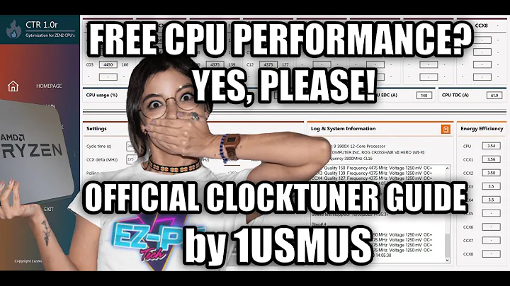 ¡Acelera tu CPU AMD Ryzen fácilmente! Herramienta de overclocking automático por 1USMUS