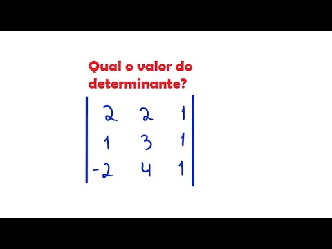 Vídeo: A transposição de uma matriz altera o determinante?