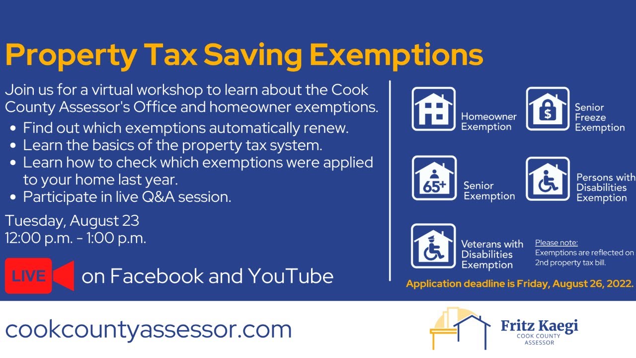 Applying for Property Tax Saving Exemptions YouTube