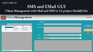 C# Project Tutorial For Beginners | Windows forms application in c# in Hindi Urdu Part 12