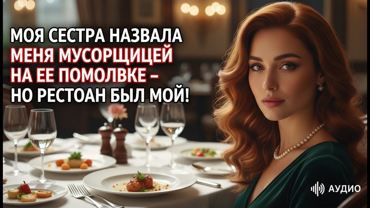Сестра унизила меня как «бедного работягу» на помолвочном ужине — но это был МОЙ ресторан