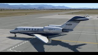 X-Plane 12 Cessna Citation X - Vuelo Toluca al Felipe Ángeles AIFA (audio min. 4)