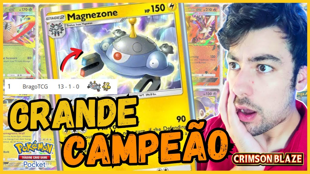 PARTICIPEI de um CAMPEONATO e MAGNEZONE HUMILHOU TUDO! | Pokemon TCG Pocket 