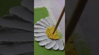 Oil pastel Art - White Daisy #oilpastel #easydrawing #creativeart #painting #oilpasteldrawing #art screenshot 5