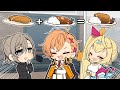 【手描き】叶の的確な例えに爆笑する渋ハル＆星川【叶/渋谷ハル/星川サラ/渋谷のかなえぼし】【切り抜き漫画】