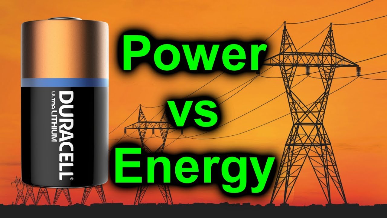 Power Vs Energy Electricity