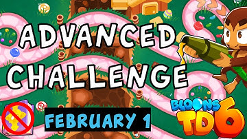 Bloons TD 6 Advanced Challenge | 4K OP | No MK No Powers Used | February 1 2024