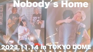 【VS】TakaとHiroが歌うNobody′s Home 2023.11.14 in TOKYO DOME【ONE OK ROCK feat MY FIRST STORY】