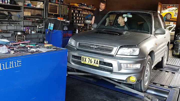 Rav4 3sfe turbo on the dyno