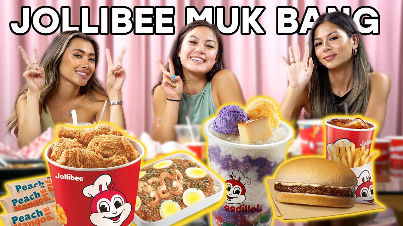 trying jollibee for the first time