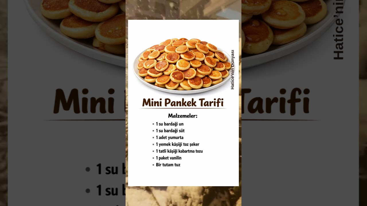 🥞 Mini Pankek Tarifi 🥞 #pratiktarifler #tarif #yemek #yemektarifleri #mutfaktakolaylık 🥞 Mini Pankek Tarifi 🥞 #pratiktarifler #tarif #yemek #yemektarifleri #mutfaktakolaylık