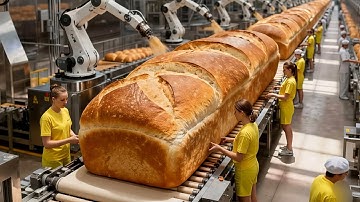 Inside a Modern Bread Factory: From Raw Grain to Sealed Loaf Bread (Full Process)