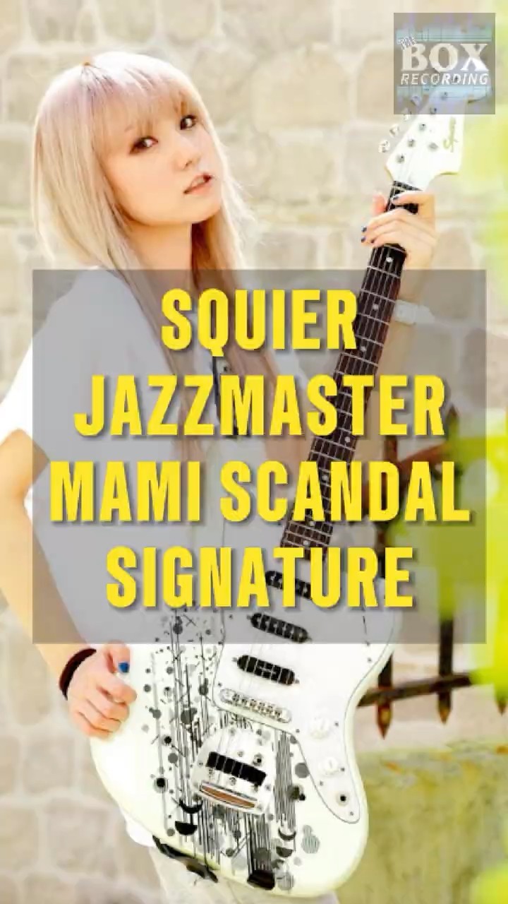 Squier jazzmaster mami scandal signature - YouTube