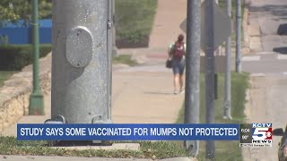 Study says some vaccinated for mumps are not protected