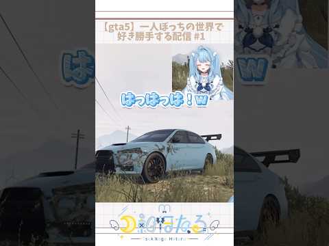 【#gta5 】運転が上手いのか下手なのか分からない新人VTuber【#切り抜き 】#新人vtuber #vtuber #個人勢vtuber #月影ほたる #shorts