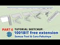 Buat Eskalator dan Tangga di Sketchup pakai 1001bit Free Extension (PART 6)