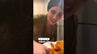 انجي خوري  لایف في المطبخ الطبخ _ Angie Khoury is cooking in the kitchen in this video