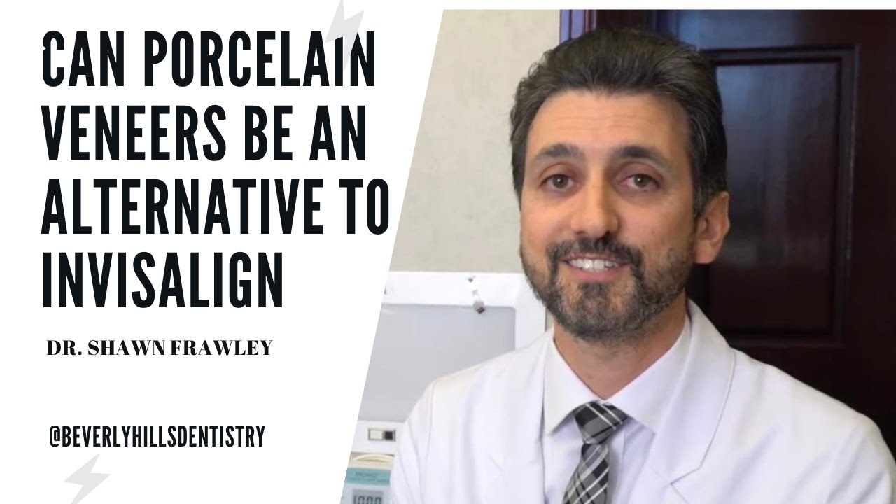 Can PORCELAIN VENEERS be an alternative to INVISALIGN? | Beverly Hills Dentistry
