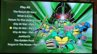 Teenage Mutant Ninja Turtles 2003 Complete Series DVD menu disc 5