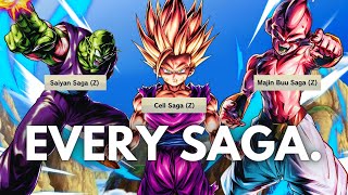 Winning with EVERY SINGLE SAGA From Dragon Ball Z! (Dragon Ball Legends)