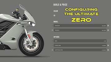 Configuring a new ZERO motorcycle