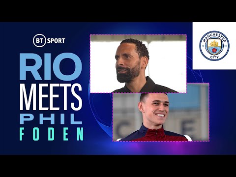 Rio Ferdinand Meets Phil Foden | Breaking through at Man City, facing England teammates, UCL dreams