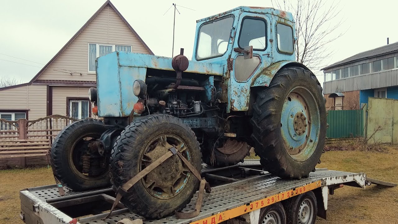 Купили полуживой советский трактор Т-40АМ и будем его восстанавливать!!!