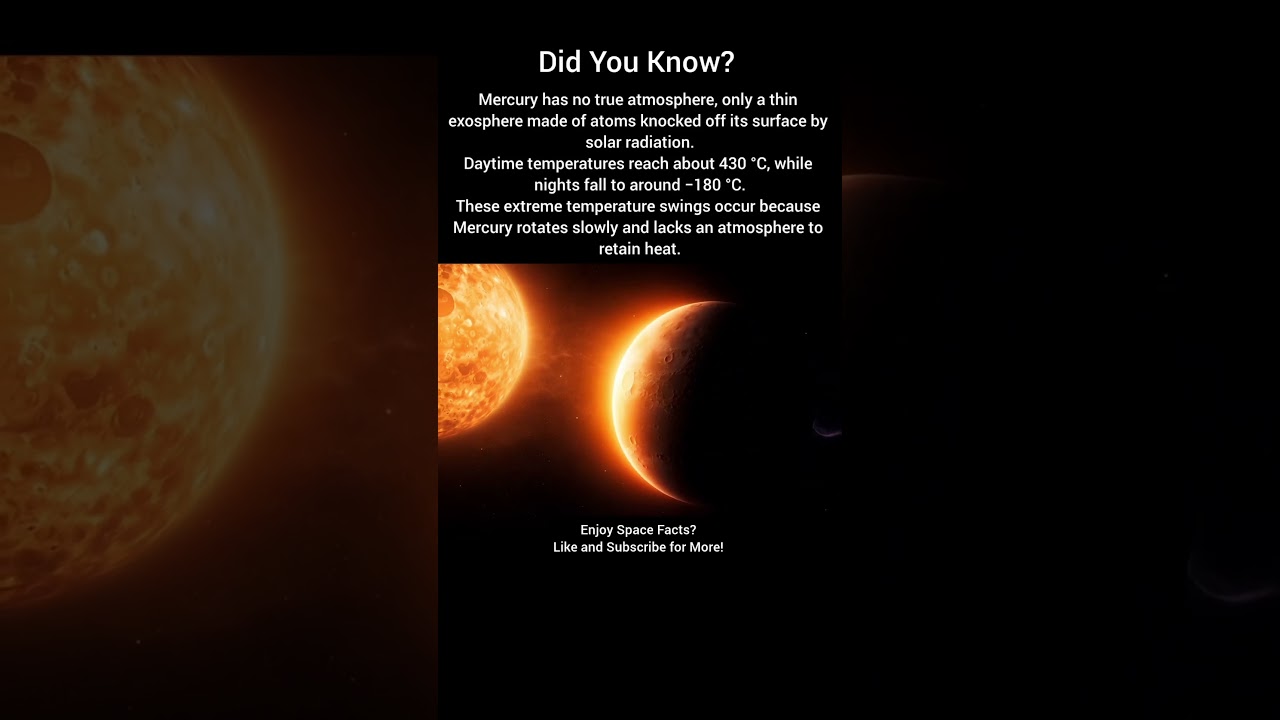 A world with no air to soften the heat.