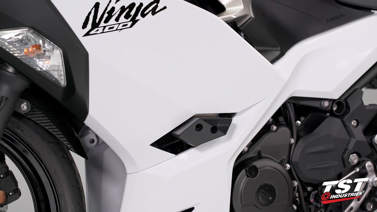 18+ Kawasaki Ninja 400 - TST Frame Sliders Product Feature Video