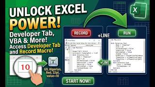 How to Enable the Developer Tab in Excel & Record Your First Macro